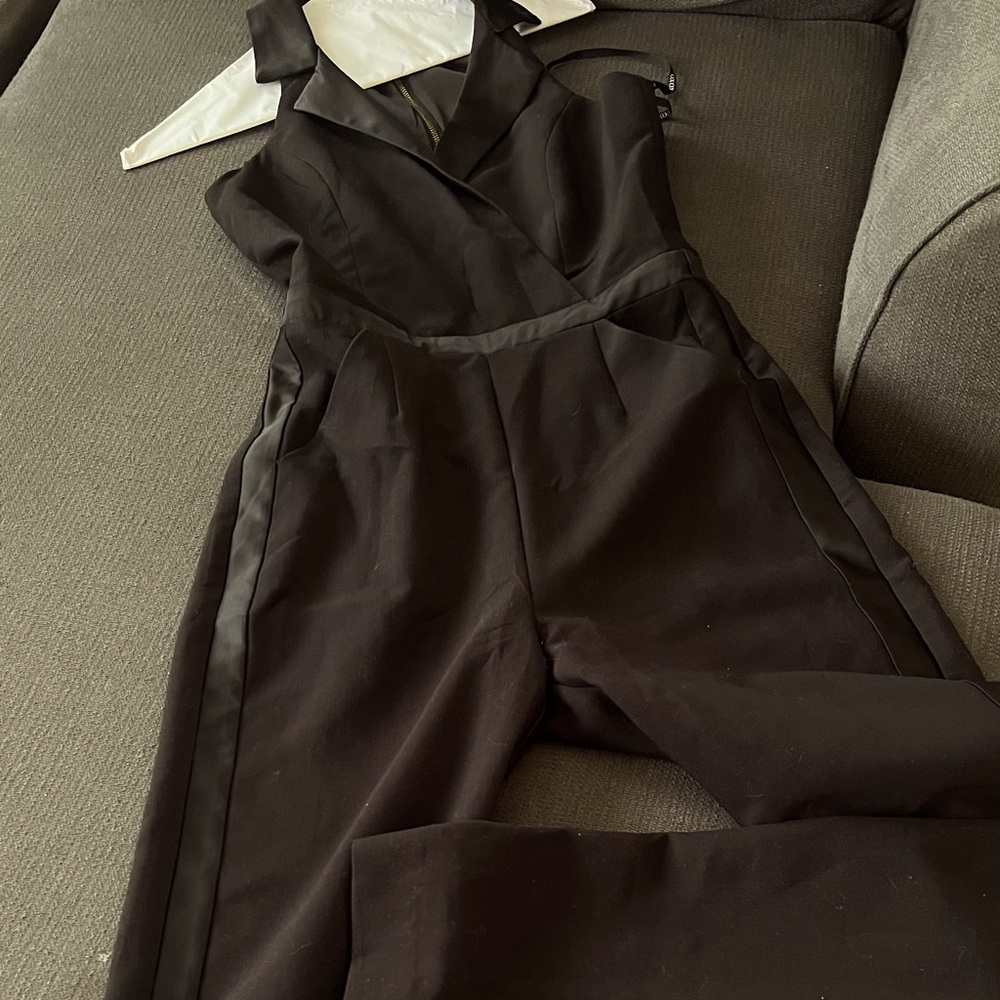 Tuxedo jumpsuit